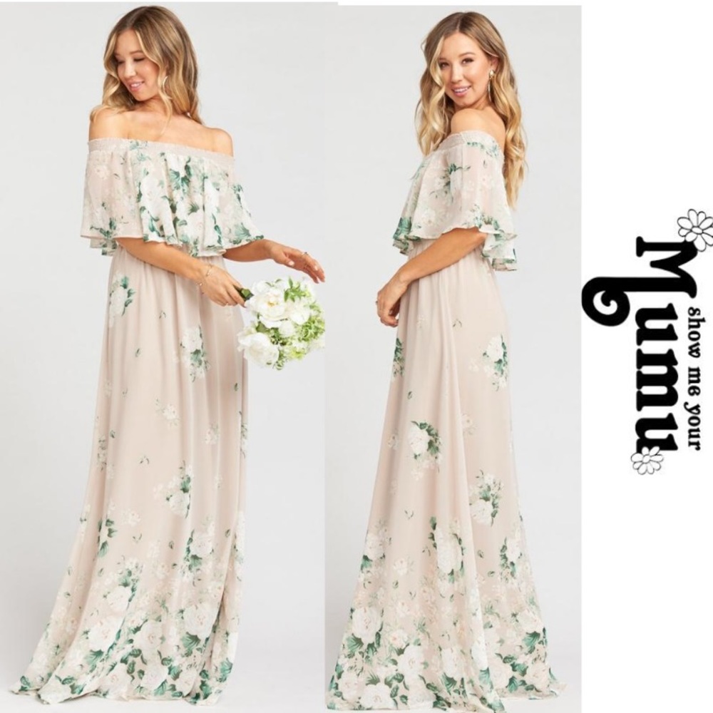 NWT SHOW ME YOUR MUMU Hacienda Maxi Dress - Picture 2 of 6